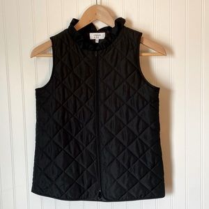 Crown and Ivy Black Quilted Vest - runs small